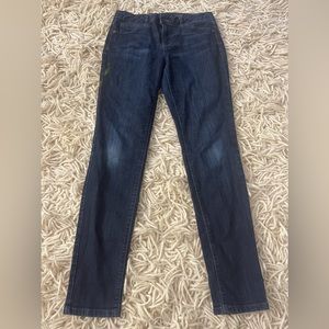Vera Wang Skinny Mid-rise Jeans